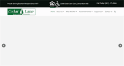 Desktop Screenshot of cedar-lane.org