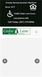Mobile Screenshot of cedar-lane.org